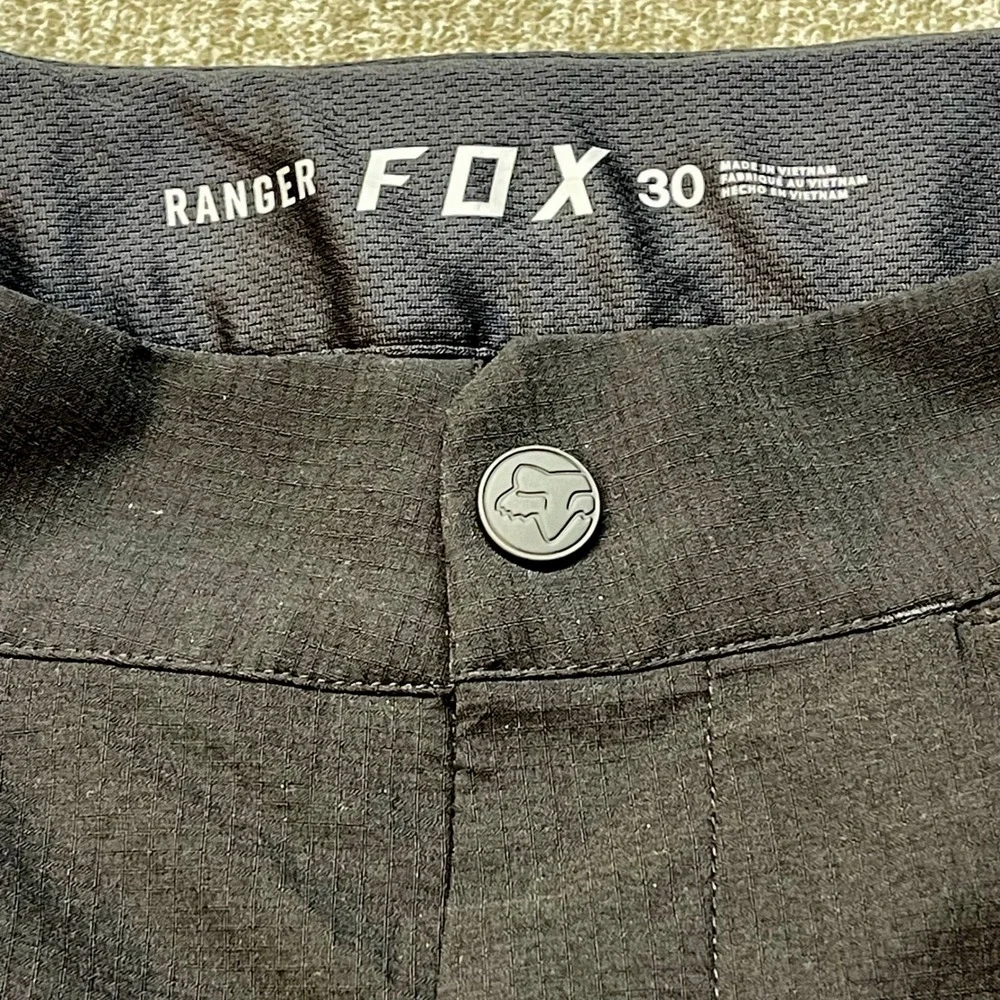 Fox Racing Ranger‎ Mens Black Mountain Bike MTB Shorts Size 30 Ripstop